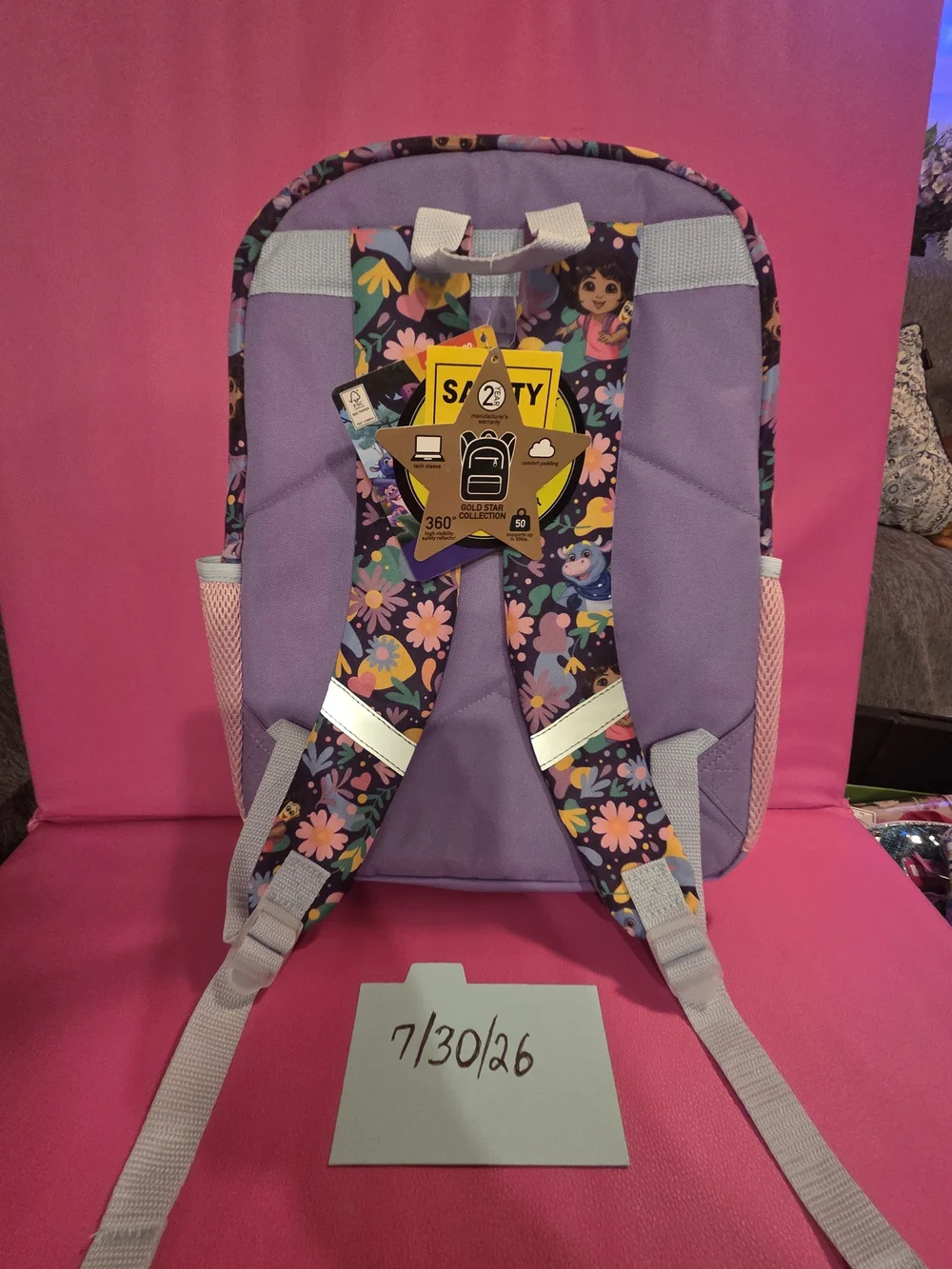 Kids Glitter Backpack - Pink